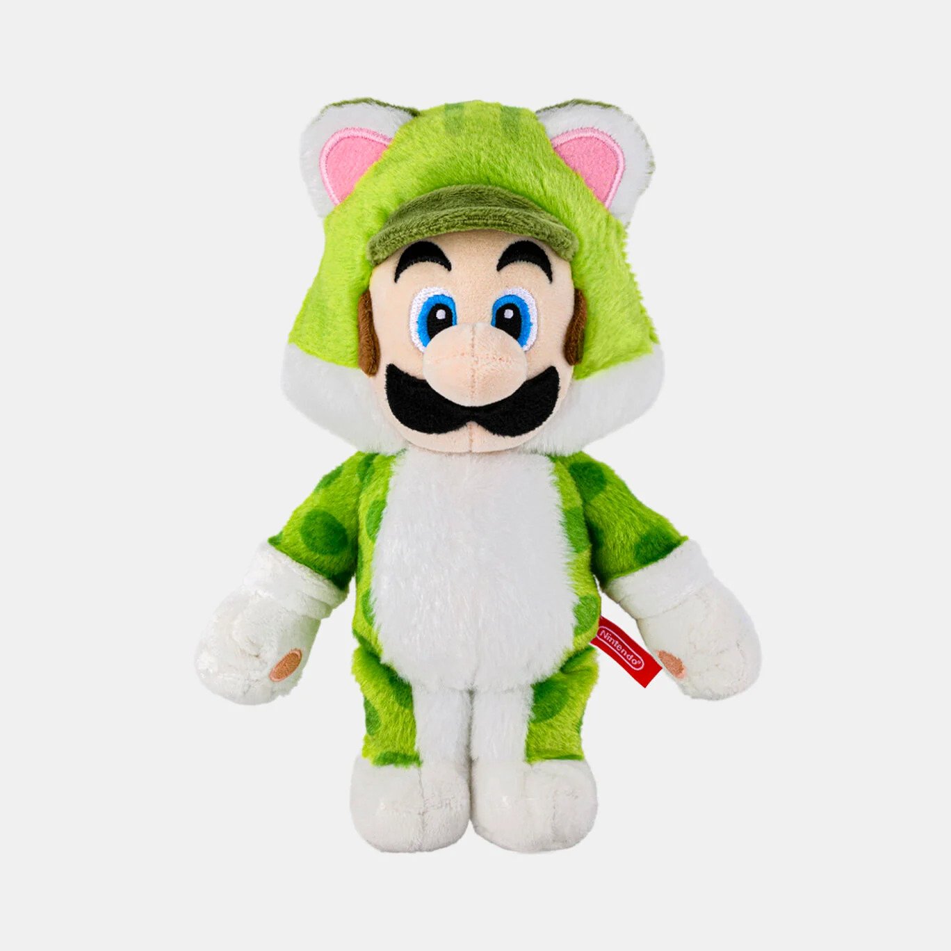Peluche Super Mario Neko Luigi - HOLA NIHON