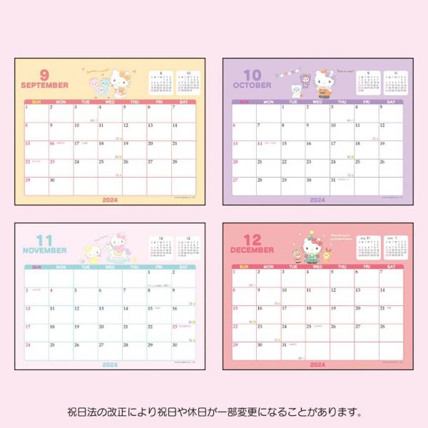 Calendario 2024 Hello Kitty 10