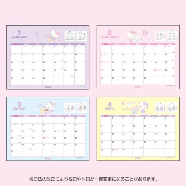 Calendario 2024 Hello Kitty 8